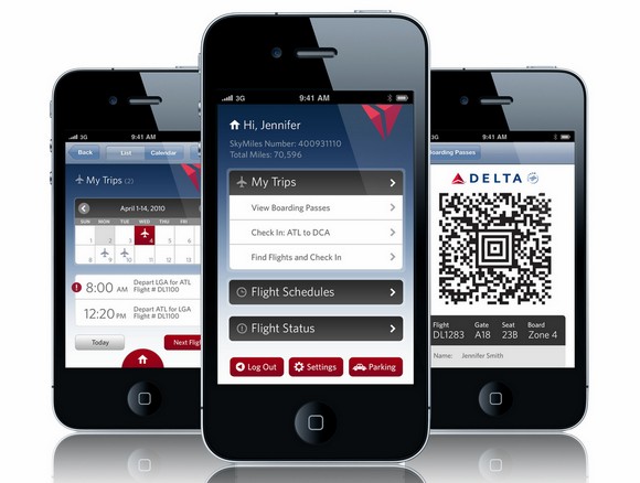Delta Airlines ofrece además servicio de atención al cliente vía apps.