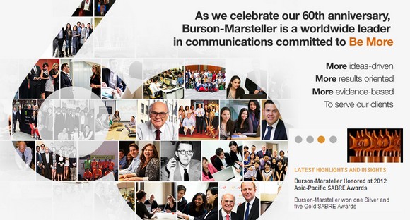 Burson-Marsteller celebra su 60º aniversario con importantes iniciativas para 2013