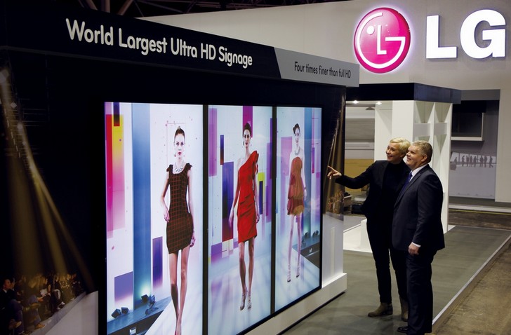 LG Electronics demuestra la tecnología IPS, Ultra HD