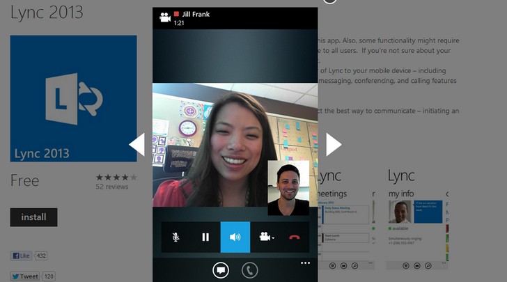 Microsoft anuncia disponibilidad de Lync 2013 para Windows Phone 8