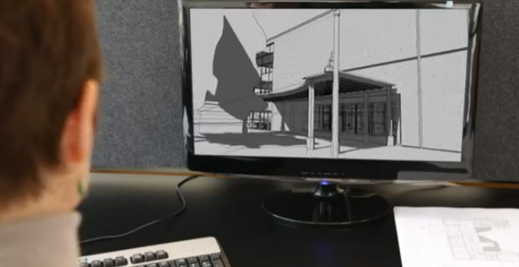 Axis presenta visualización 3D de cámaras en  Autodesk
