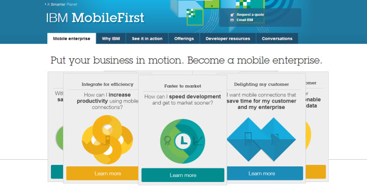 IBM presenta su nueva estrategia de software y servicios móviles MobileFirst
