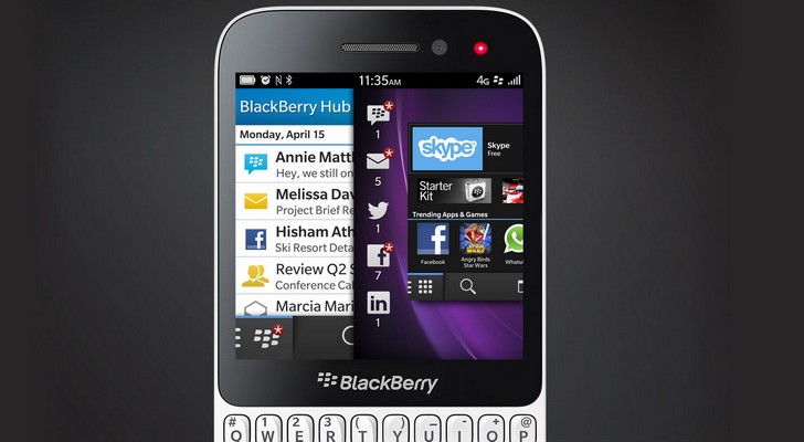 BlackBerry presenta BlackBerry Q5, smartphone con teclado QWERTY físico