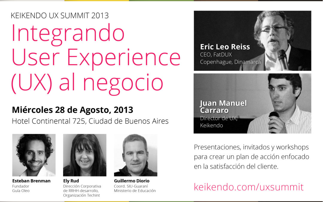 Keikendo UX Summit: el primer evento de experiencia de usuario para empresas en Argentina