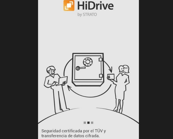 Nueva aplicación para tabletas Android del Disco Duro Online HiDrive
