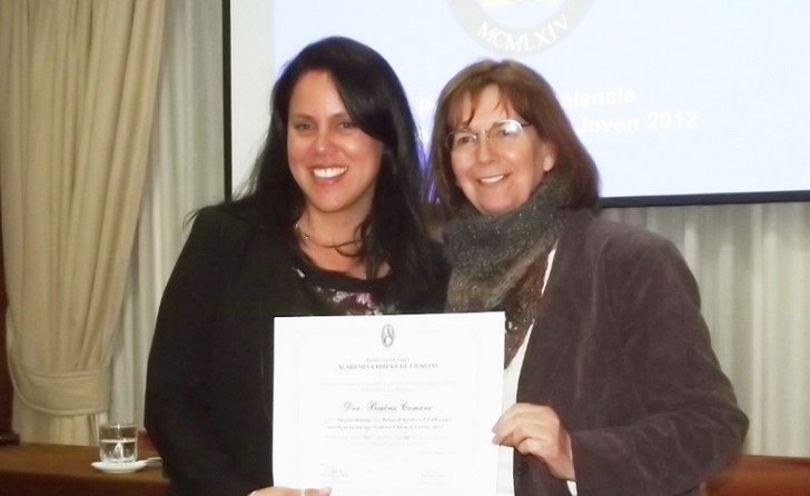 Investigadora USM recibe Mención Honrosa del Premio Excelencia Académica Investigadora Joven 2012