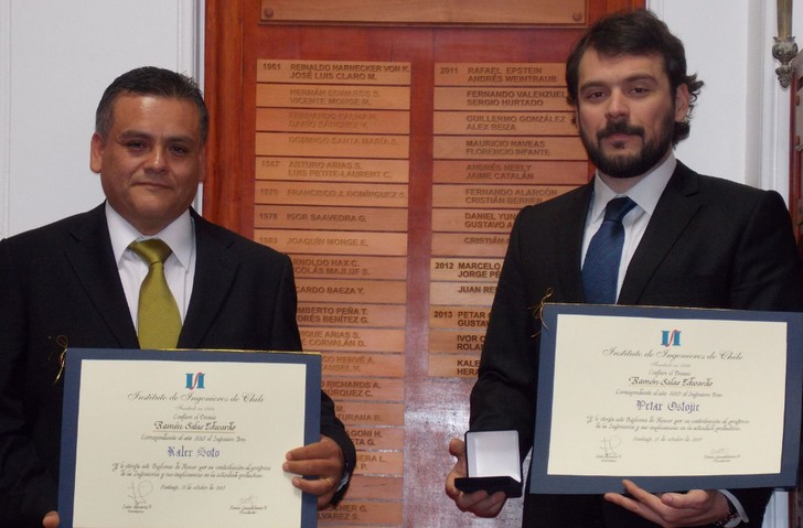 Exalumnos USM reciben el Premio Ramón Salas Edwards 2013