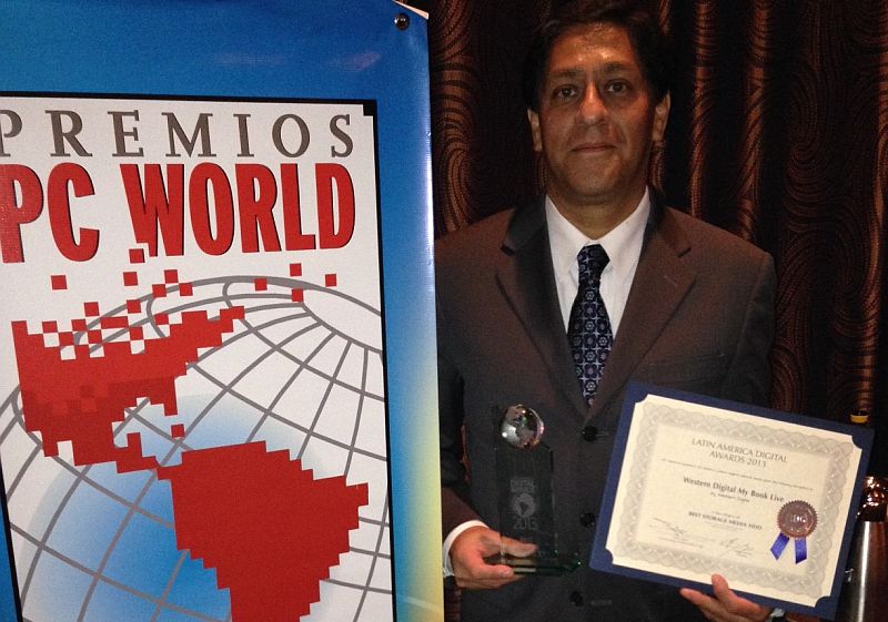 My Book Live  fue premiado como el  “Mejor Medio de Almacenamiento” En los Latin America Digital Awards de IDG.