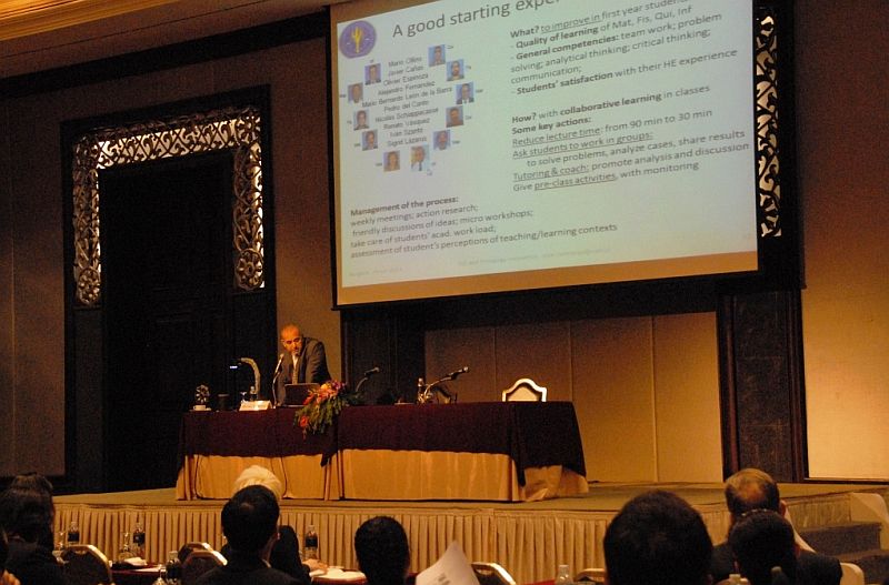 Académico de la USM expone en Tailandia sobre innovaciones pedagógicas