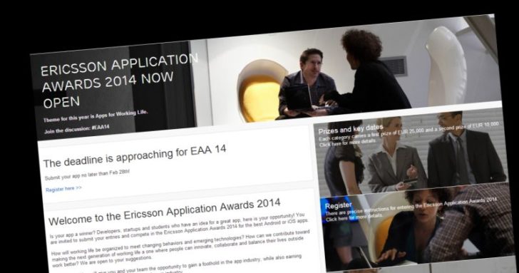 Ericsson application awards 2014