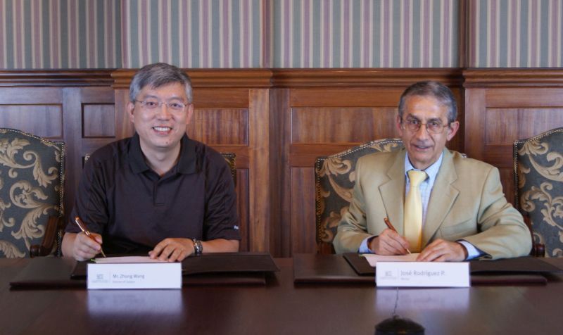 USM firma convenio de cooperación con asociación de observatorios astronómicos de China