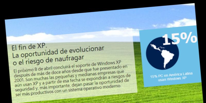 MS micrositio Windows XP