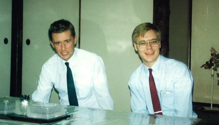 Fundadores de Axis Communications - Mikael Karlsson y Martin Gren - año 1989
