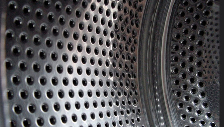 Interior de una lavadora