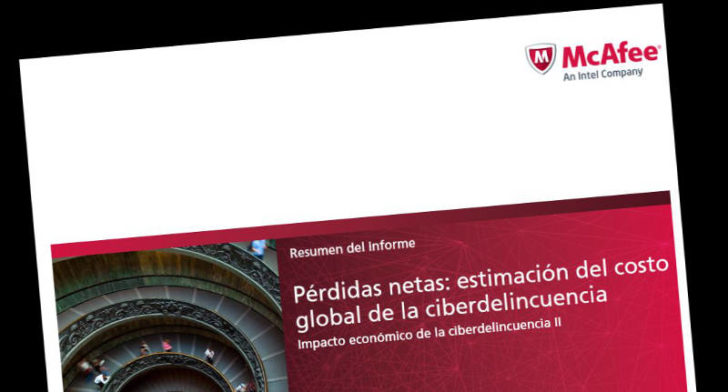 Captura parte superior portada del informe de McAfee-CSIS