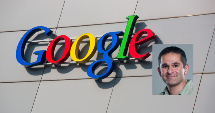 Edificio de Google y fotografía de Amin Vahdat, ingeniero de Google