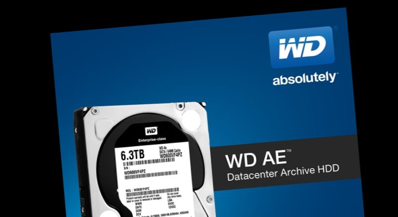 WD presenta discos duros para el almacenamiento de datos fríos, optimizados para centros de datos