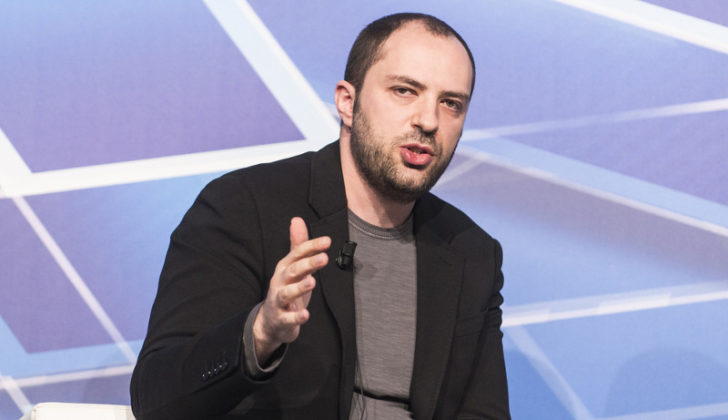 El CEO de WhatsAPP, Jan Koum, en el Mobile World Congress de 2014, Barcelona,