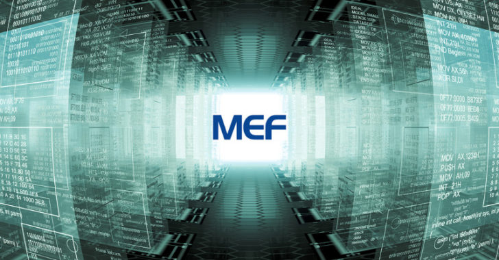 Imagen 3D de circuito virtualizado - NFV, SDN, LSO MEF