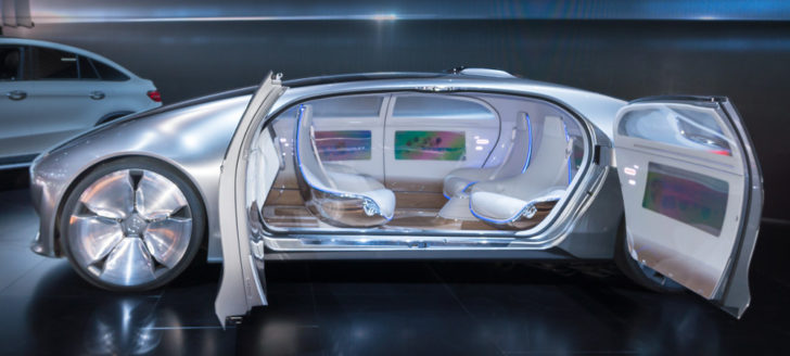 Concepto automovil sin conductor Mercedes F 015