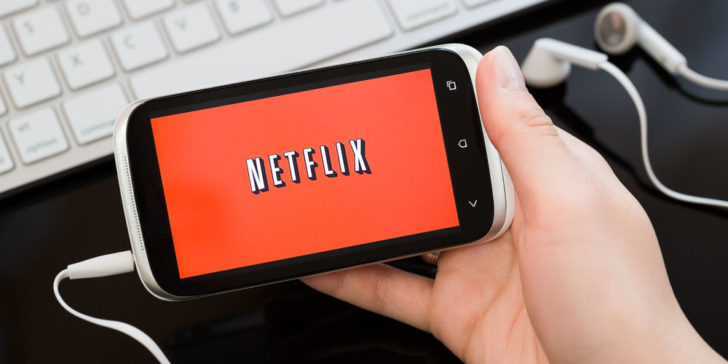 Streaming de video - Netflix en smartphone