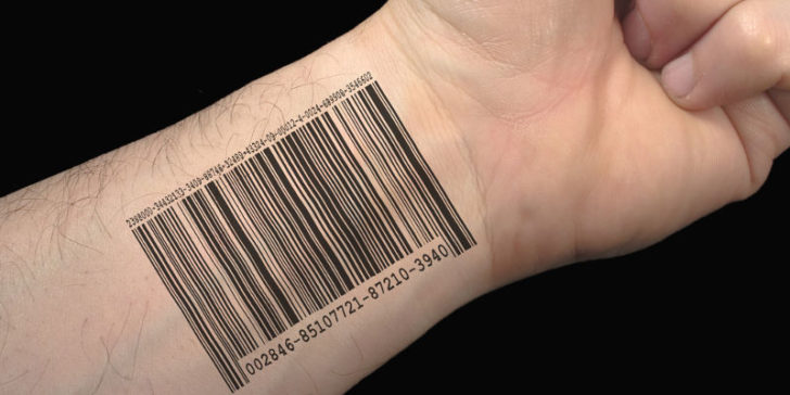 Tatuaje codigo de barras