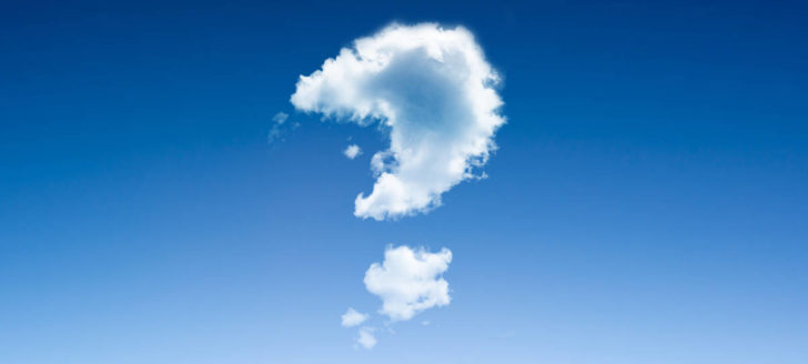 Nube interrogación