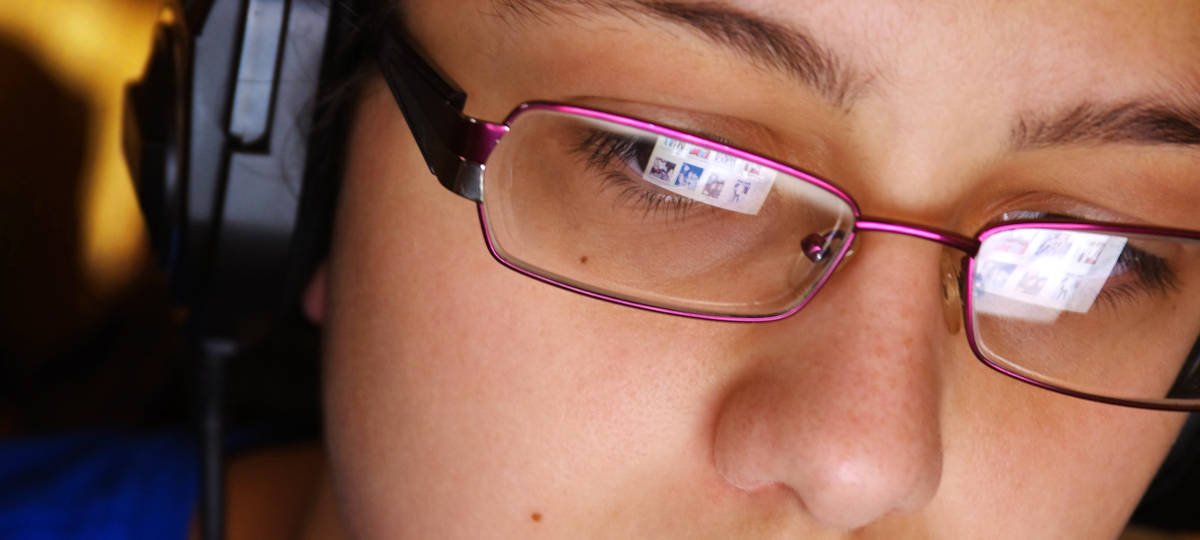 Reflejo pantalla gafas