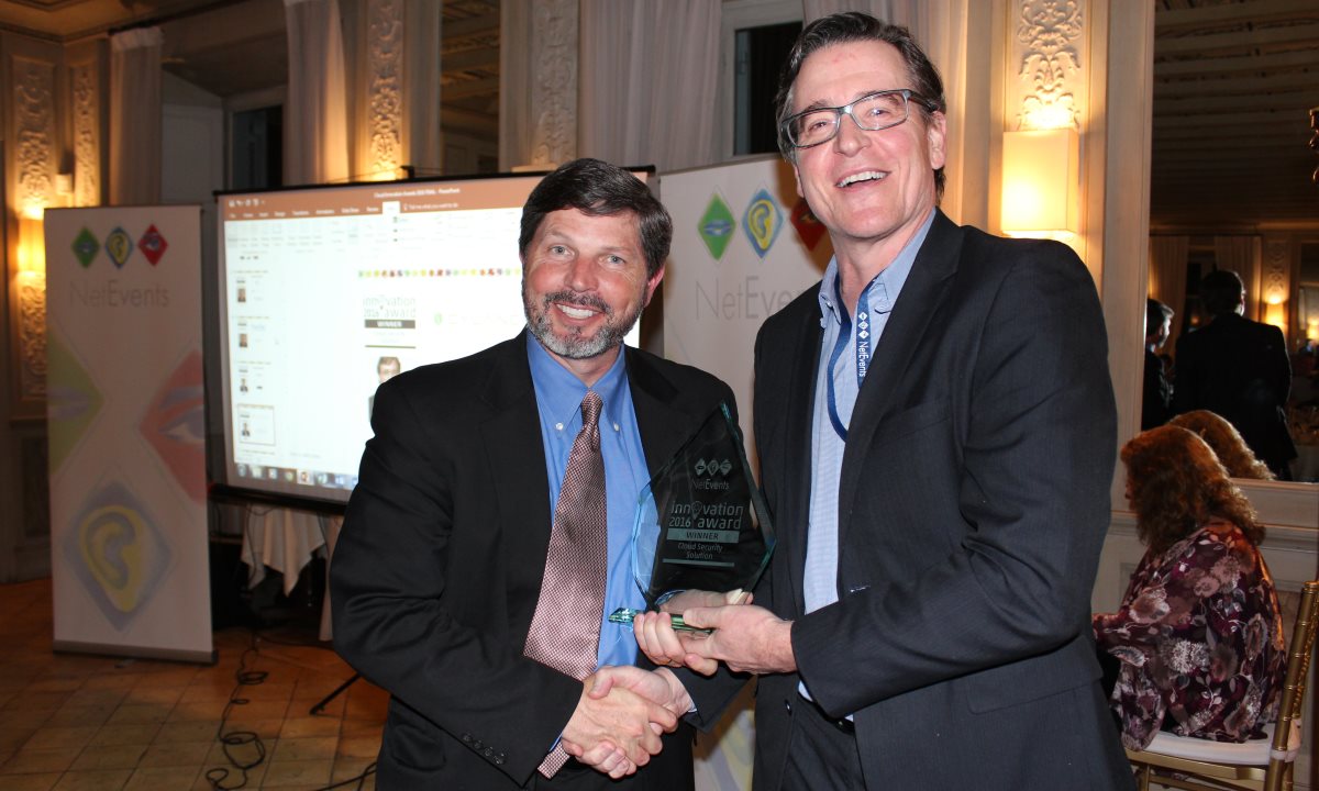 NetEvents Cloud Innovation Awards 2016 – winners announced Cloud Security Solution award Greg Fitzgerald Cylance Winner