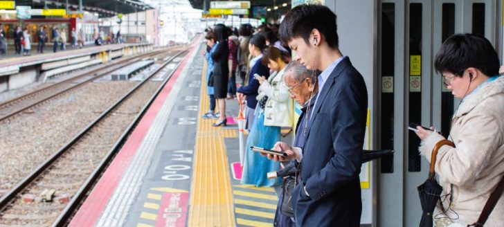 Smartphones y gente