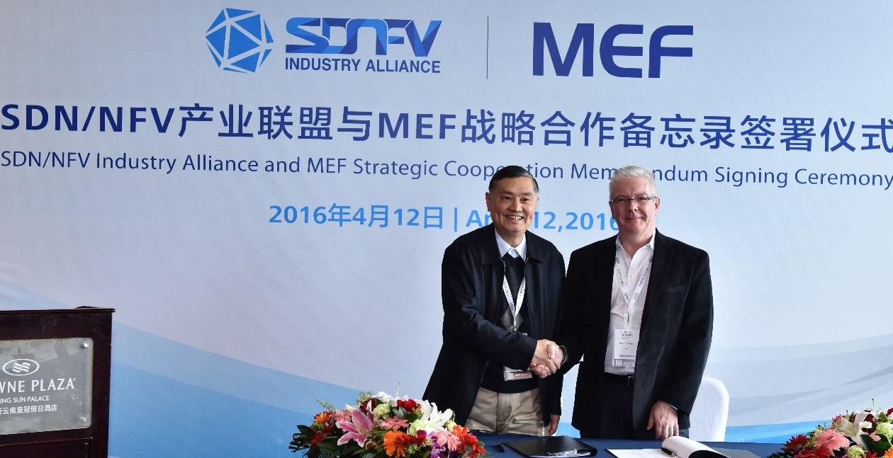 MEF Joins China SDN/NFV Industry Alliance MEF-SND-NFV Industry Alliance