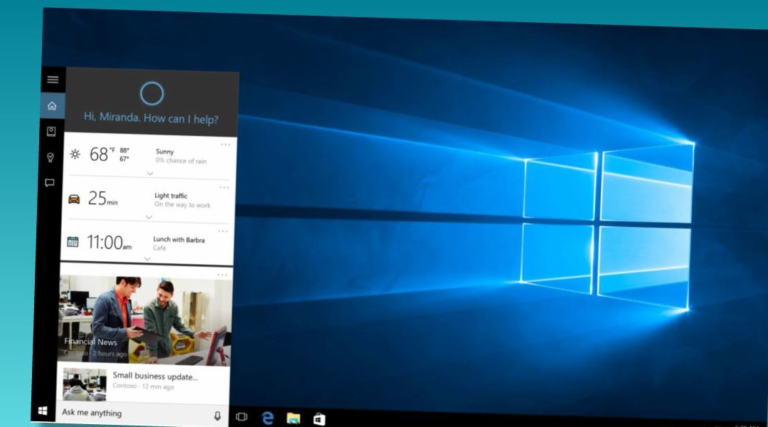 Windows 10 impide el acceso a Google desde Cortana