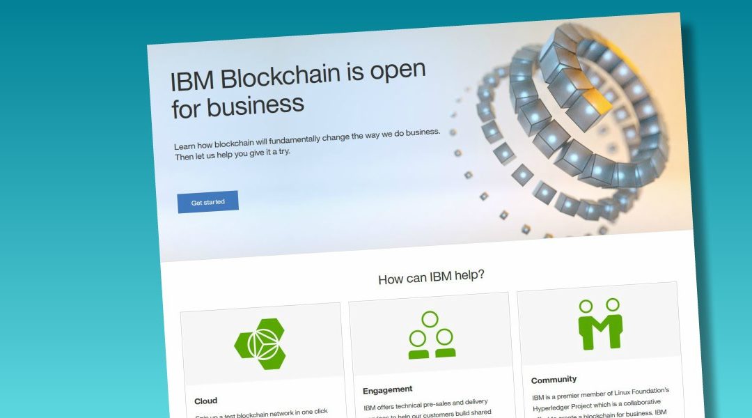 IBM Blockchain web