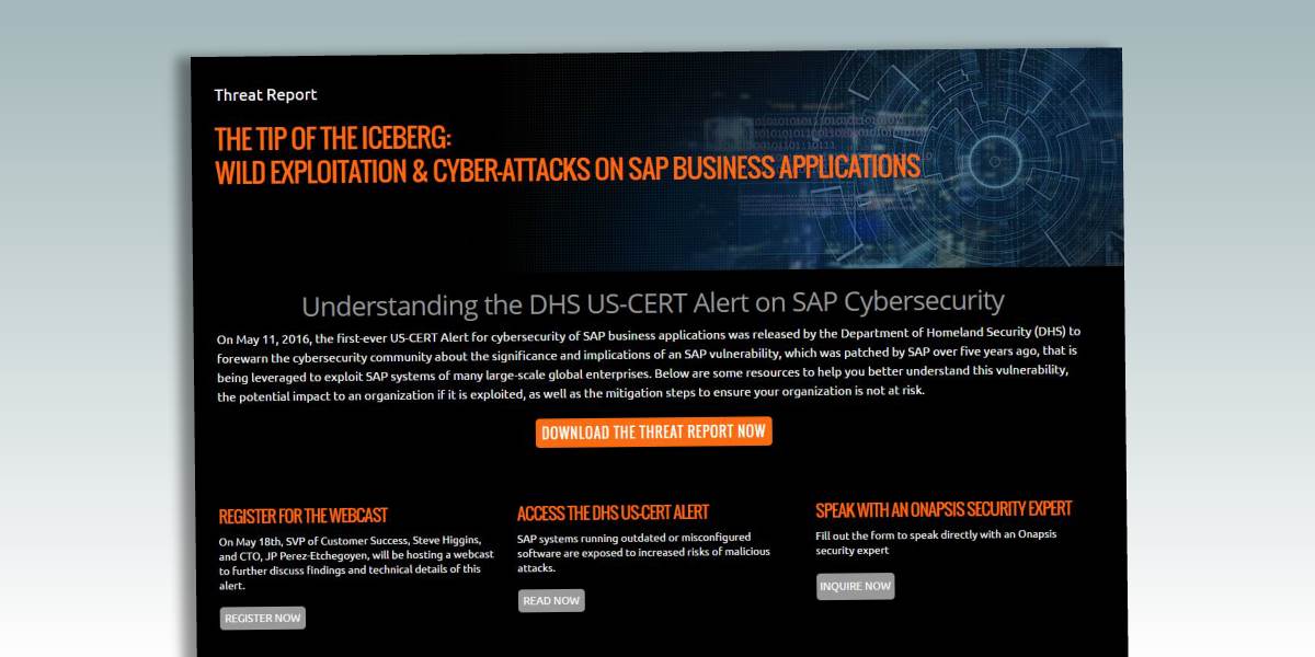 Onapsis SAP