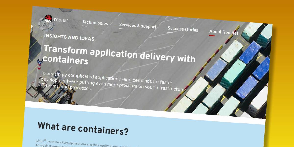 Red Hat containers
