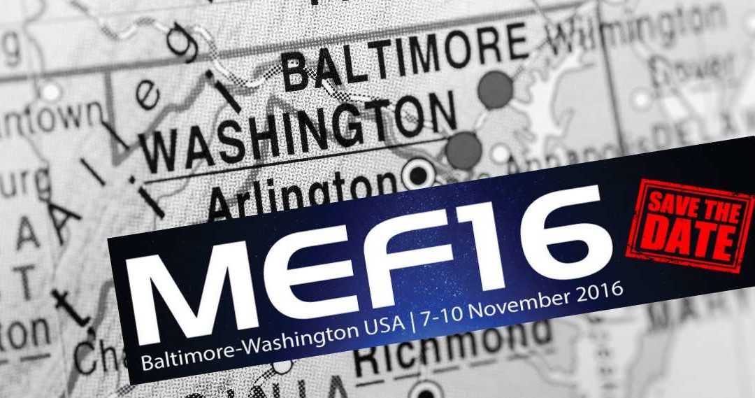 MEF Announces Finalists for 2016 Excellence Awards to be Presented at MEF16 in November