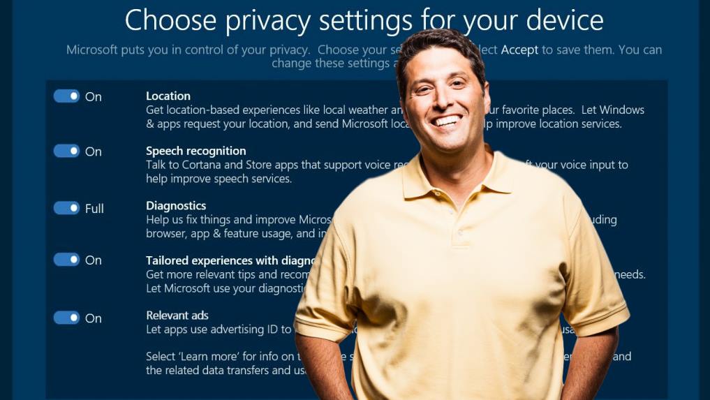 Microsoft flexibiliza la configuración de privacidad en Windows 10