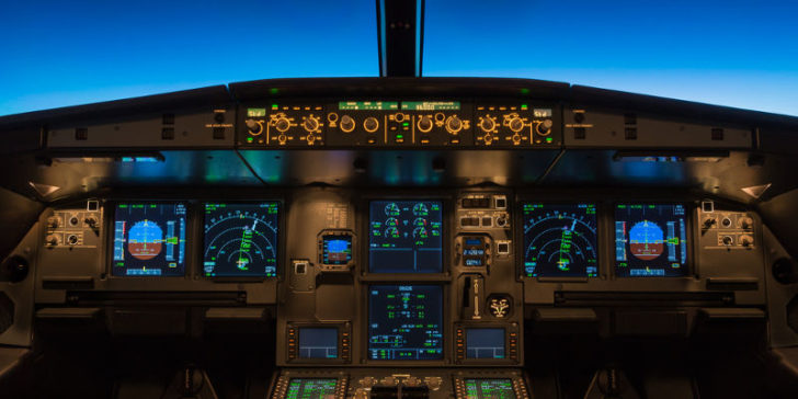 Cockpit de avión