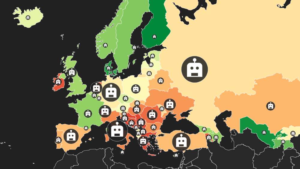 Norton revela que Madrid es la ciudad con más bots de toda Europa