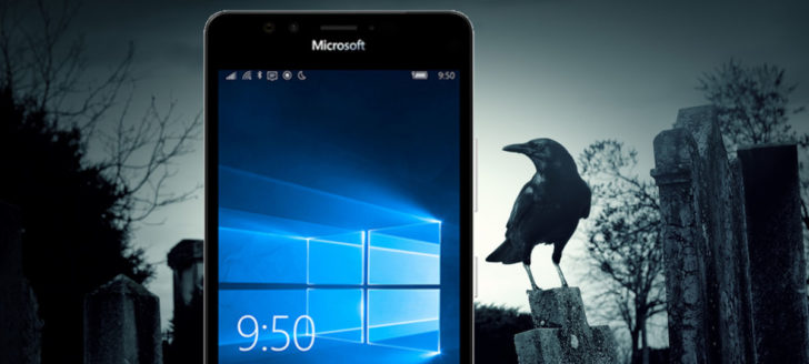 Windows Mobile en cementerio