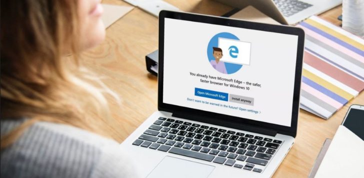 windows suggests edge