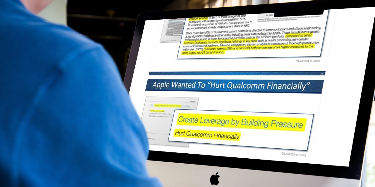Revelan prolongado plan de Apple para manipular y perjudicar a Qualcomm