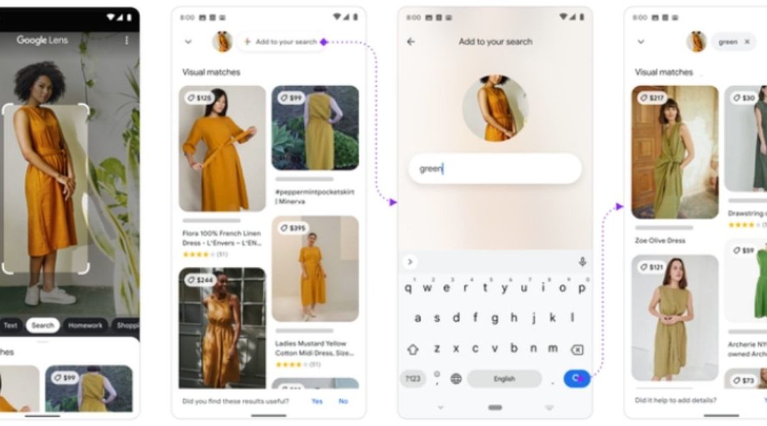  Google nueva función de «multibúsqueda»  que combina imágenes y texto