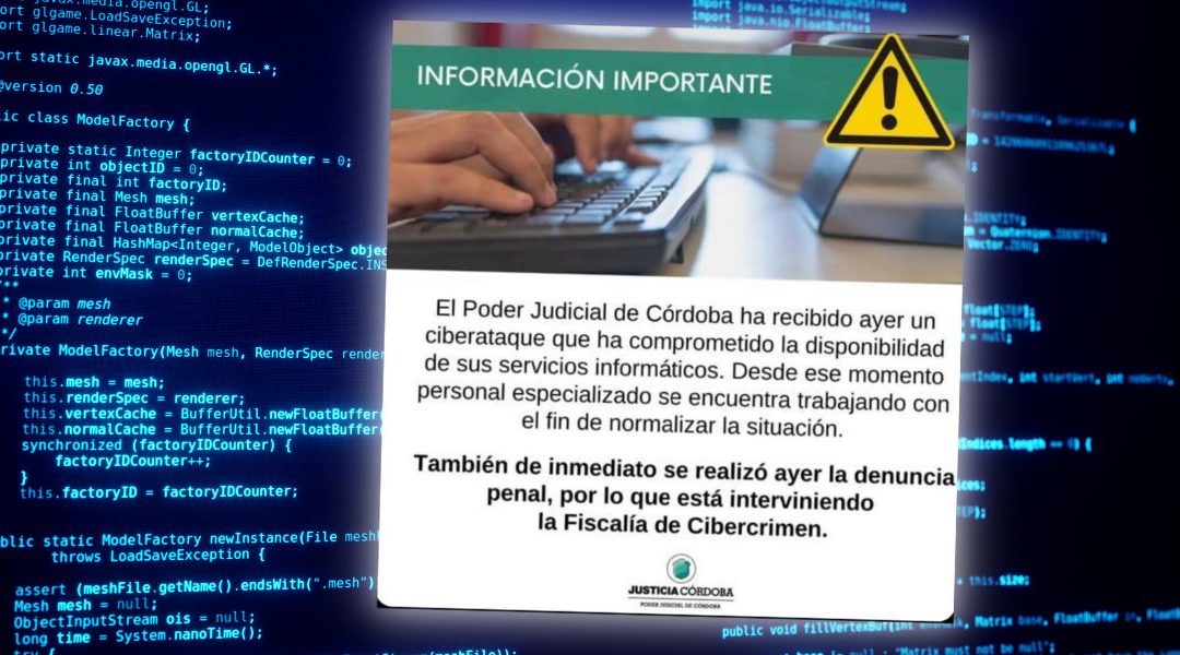 El Poder Judicial de Córdoba ha sido hackeado, presuntamente por PLAY