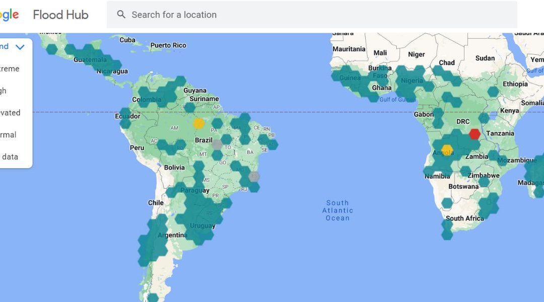 Flood Hub de Google: Pronóstico de inundaciones con IA ahora disponible en 60 países