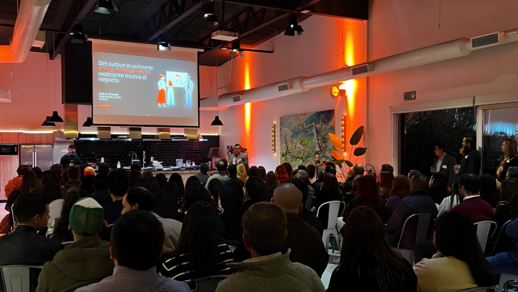 Gráfico asociado al estudio de HubSpot sobre inteligencia artificial empresarial en Chile