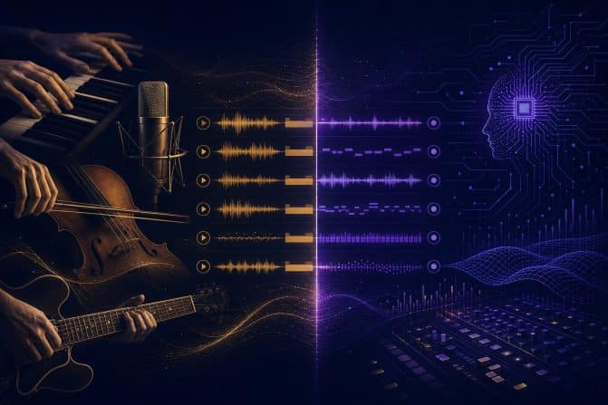 Las grandes discográficas proponen excluir de las listas la música generada principalmente por IA